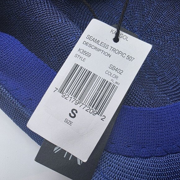 Kangol Seamless Tropic 507 Mens Cap Small Blue Lightweight Classic Flat Ivy Hat main image 6